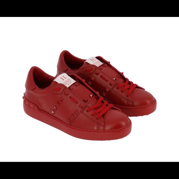 valentino garavani sneakers red